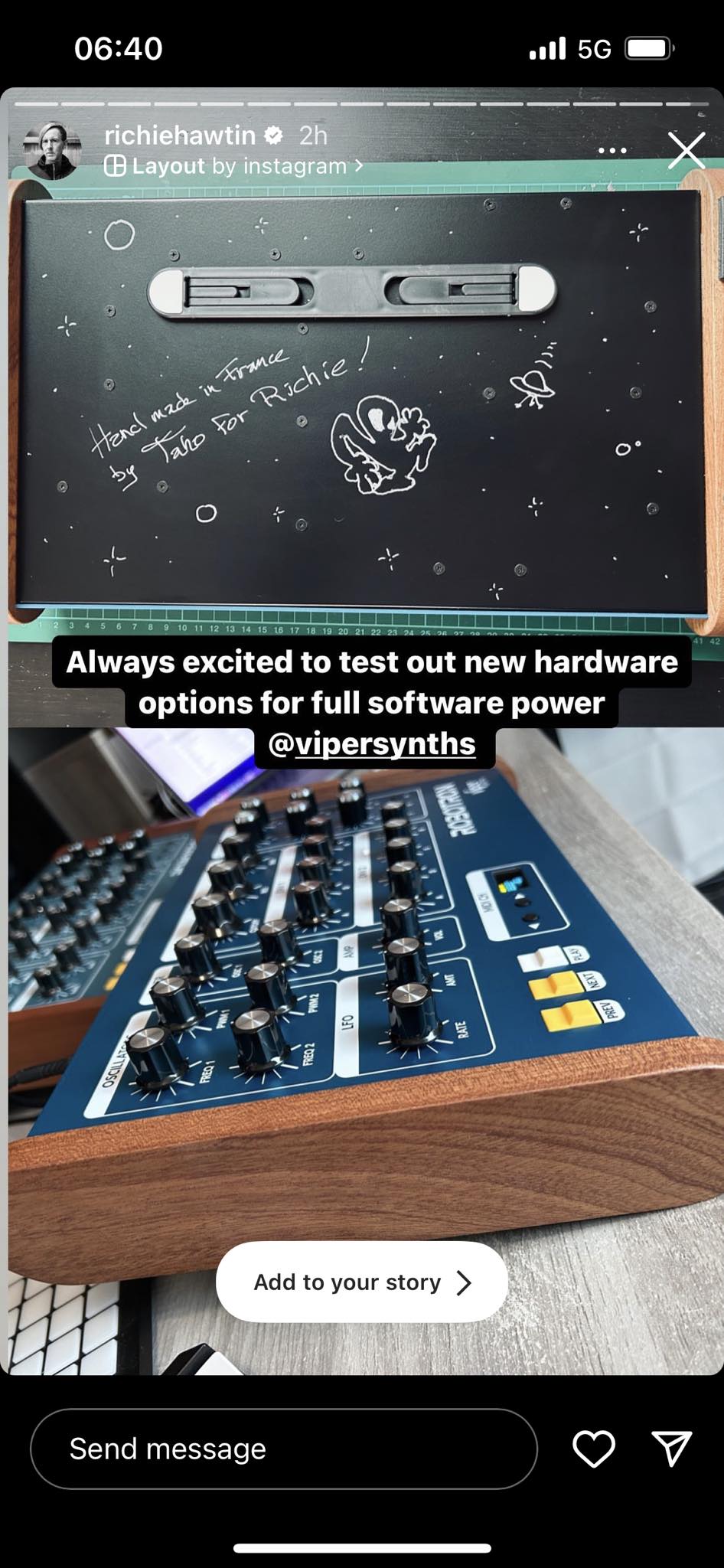 Support from Richie Hawtin