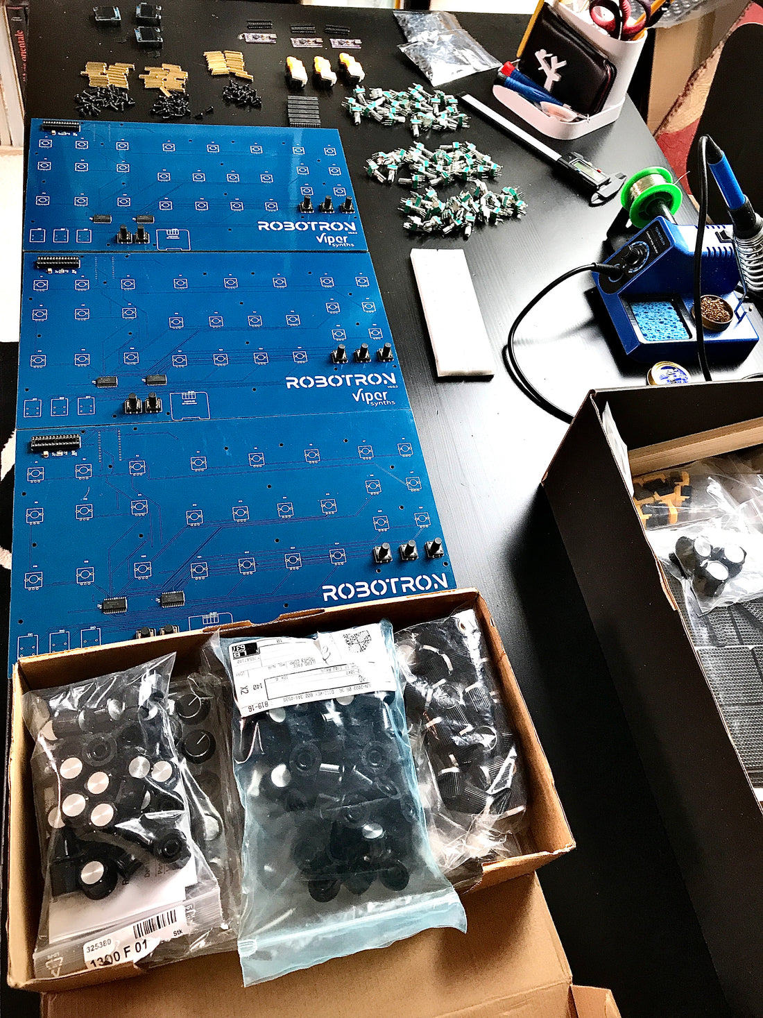 Building more Robotrons for the next batch!