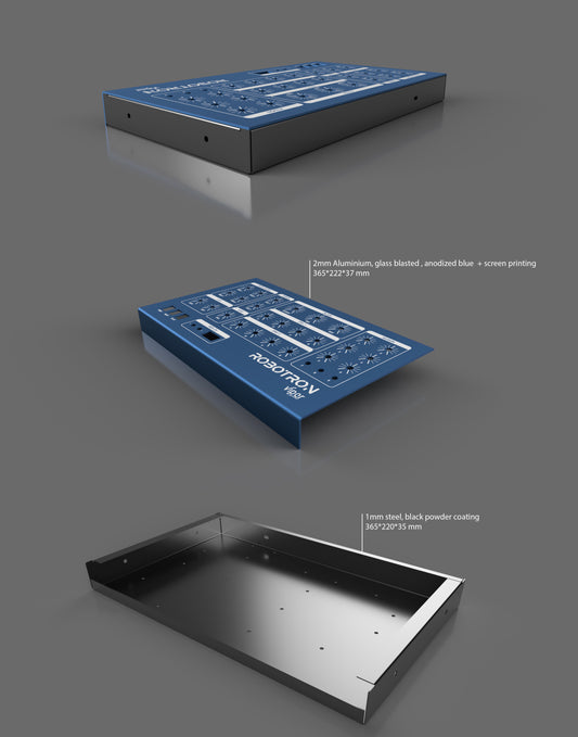 Prototyping the metal case of Robotron!